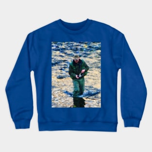 Fishing - Man Fishing Crewneck Sweatshirt